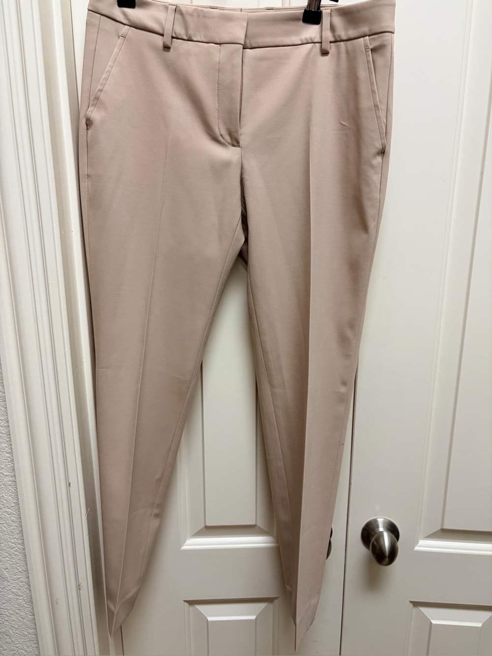 Incotex Women’s Dress Pants IT 42 US 8 Blush Taupe Tailored Italy Slim
